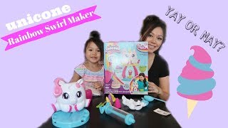 DIY Unicone Rainbow Swirl Maker Unbox and Review