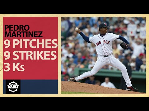 Pedro Martinez throws IMMACULATE INNING TO START THE GAME! (Strikes out Ichiro, McLemore, Sierra)