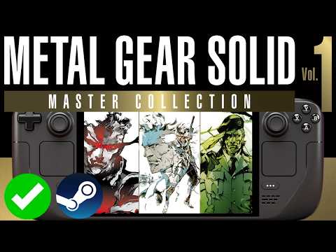 Metal Gear Solid Master Collection Steam Deck: NEW Major Patch Update