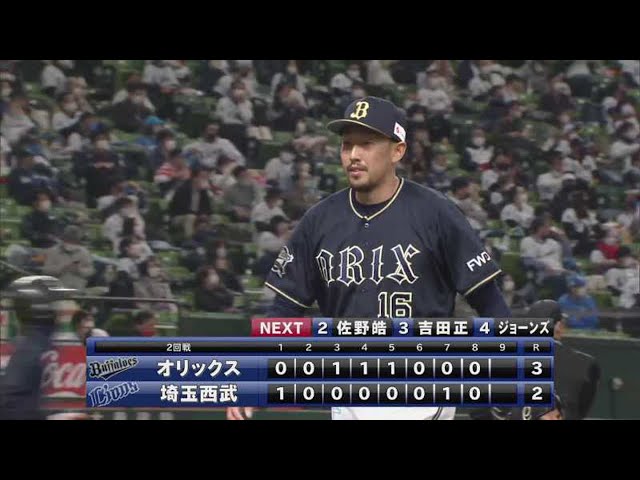 【8回裏】帰ってきたセットアッパー!! バファローズ・平野佳 日米通算700試合登板を3者凡退で飾る!! 2021/3/27 L-B