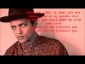 Bruno Mars - Treasure Lyrics On Screen 