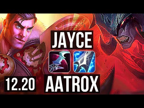 JAYCE vs AATROX (TOP) | 6/1/4, 400+ games | KR Master | 12.20