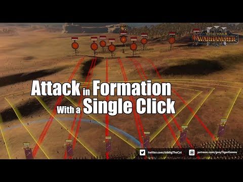 Attack in Formation with a Single Click [Total War: Warhammer 3] [Immortal Empires]