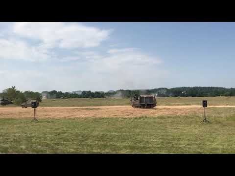 Schieß mit Panzerhaubitze M109 kawest Schweizer armee Swiss Army