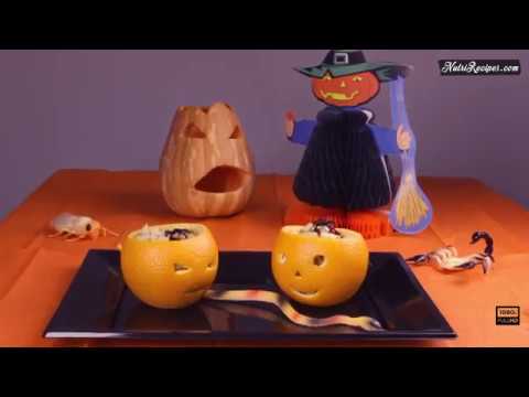 Jack O'Lantern Fruit Cups