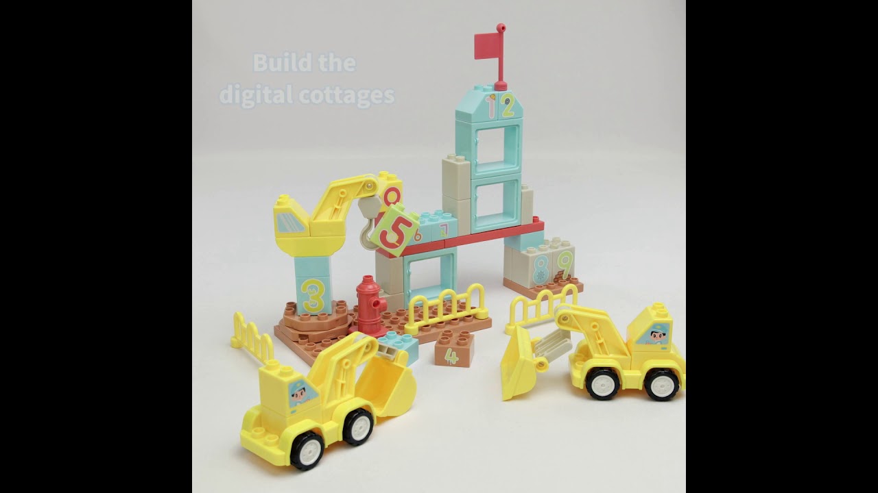 Qman První kostky 5003 Stavební most s čísly