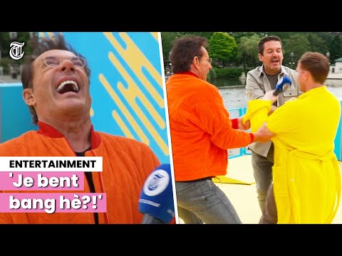 Joling en Nicolai treiteren verslaggever: ‘We gaan de schans af!’