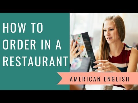 Como pedir comida em um restaurante nos EUA | Prática de conversação em inglês