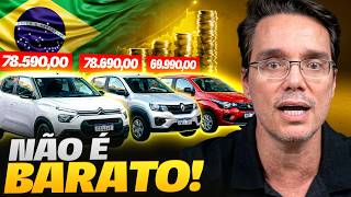 OS CARROS MAIS BARATOS DO BRASIL EM 2026 - VALE A PENA COMPRAR?