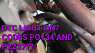 HOW TO REPLACE Oxygen sensor Bank 1 Sensor 1 | (H02S) B1S1 DTC: P0134 & P2237