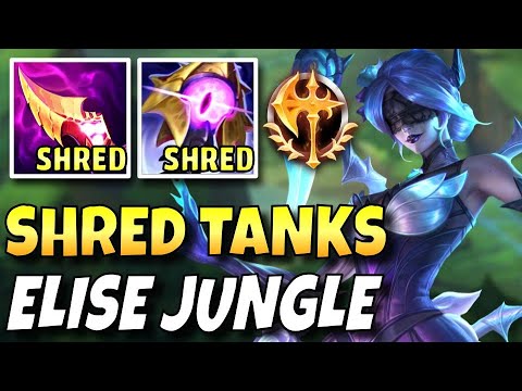 Rank 1 Elise vs Rank 1 Nunu! Ultimate Tank SHREDDING Elise build for CRUSHING her hardest matchups!