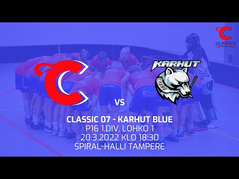 CLASSIC 07 vs KARHUT BLUE P16 1.divisioona lohko 1