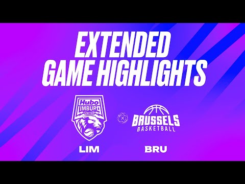 Hubo Limburg United vs. Brussels Basketball Extended Game Highlights