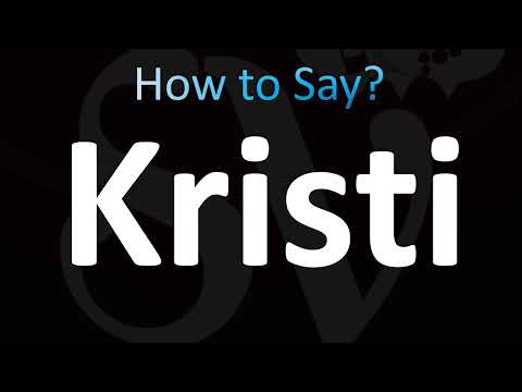 How to Pronounce Kristi (CORRECTLY!)