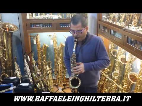 Rosario Giuliani prova sax alto Selmer Mark VI 177299   Raffaele Inghilterra strumenti musicali