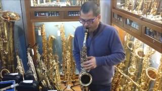 Rosario Giuliani prova sax alto Selmer Mark VI 177299   Raffaele Inghilterra strumenti musicali