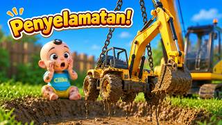 Download lagu Aksi Penyelamatan Hebat❗🚨📢| Roda Roda Truk Berputar Di Lumpur - Lagu Truk Terjebak Lumpur Terbaru🚐🎵 mp3