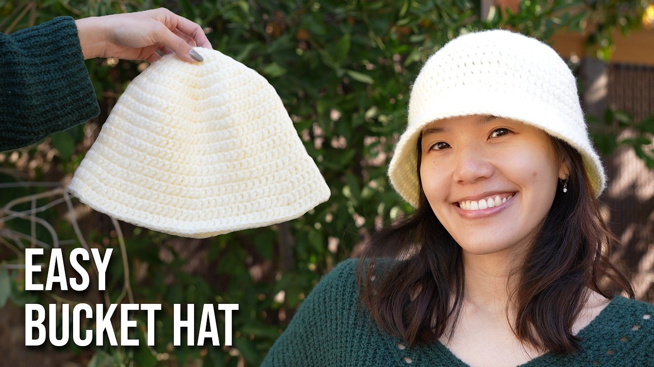 Easy Crochet Bucket Hat Tutorial for Beginners