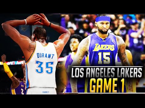 NBA2K16 Lakers MyGM Ep. 31 - RDG 1 VS Oklahoma City Thunder!