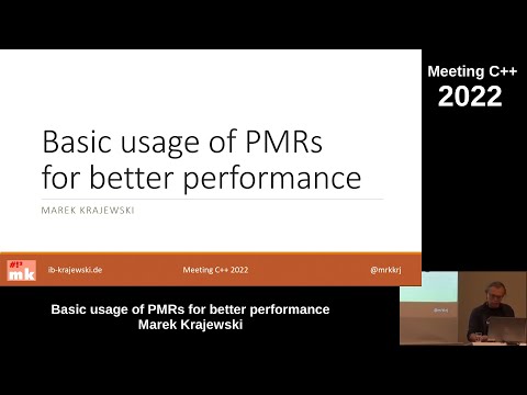 Basic usage of PMRs for better performance - Marek Krajewski - Meeting C++ 2022