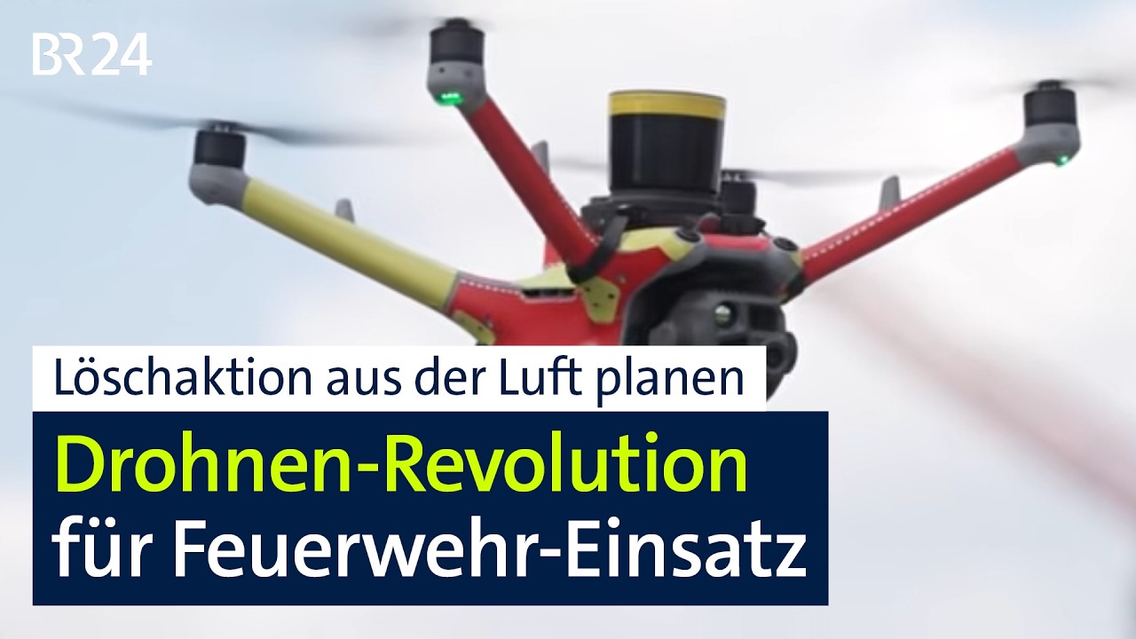 Drohne für die Feuerwehr soll Einsätze leichter planbar machen | Abendschau | BR24
