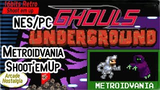 New NES / PC Metroidvania Shoot'em Up? Ghouls Underground