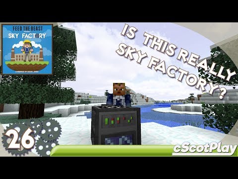 FTB Sky Factory 3 w/ cScot – Ep 26 : Scanner Mod – Terrain Scanner