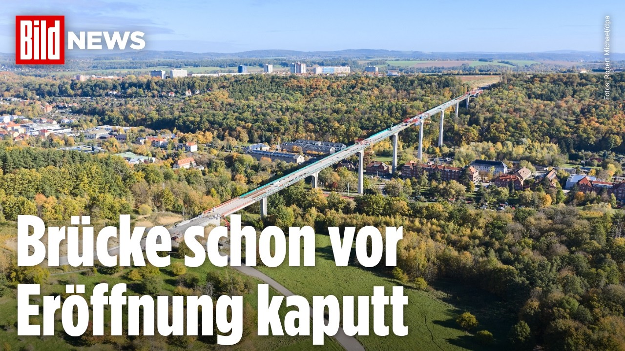 288-MILLIONEN-BAUSTELLE: Noch vor Öffnung! Pirnas neue Brücke braucht bereits die erste Sanierung