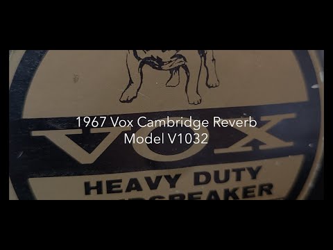 Vox V1032 Cambridge Reverb amp. 1967. image 22