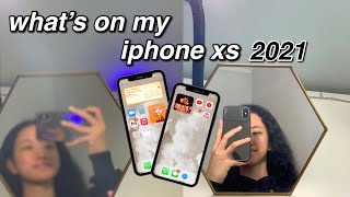 what's on my iphone xs 2021 | vlogs by Ita