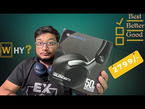 Thumbnail for ZEBRONICS SILENCIO 111 unboxing || Best Budget Headphones 2025 under 3000?