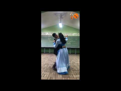 Representando CTG Patrulha do Oeste - UGN- 4º RT - Enzo Rafael Soares e Giovana Brazeiro