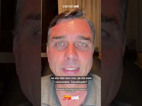 Flávio Bolsonaro faz live com discurso golpista e diz que fuga não é fraqueza