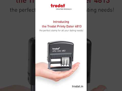Trodat Dater 4813 Stamp Features