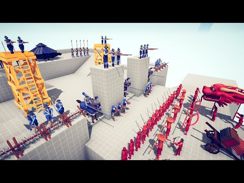 Renaissance Team Vs Every Team | Totally Accurate Battle Simulator TABS