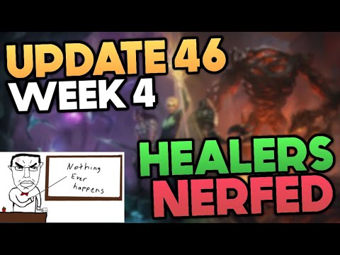 Healer Nerfs Replace Promised Combat Changes - Week 4 of Update 46 PTS Patch Notes