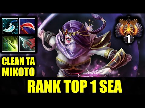 🔥 SEA RANK TOP 1 - Mikoto - Clean Templar Assassin - 20 Kills - Dota 2 Pro Game Highlights