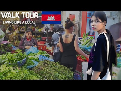 The REAL Cambodia: Inside The Best Street Food Market in Phnom Penh & Khmer lifestyle 