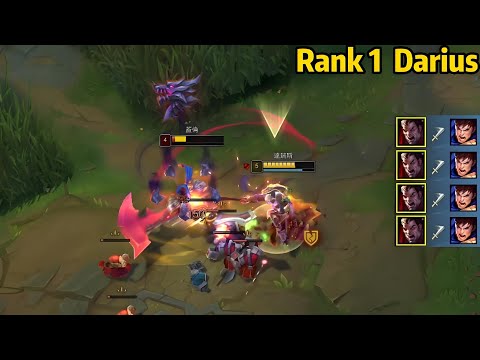 Rank 1 Darius: He Makes This Poor Garen Wanna Quit Game...