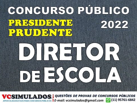 2024 - Diretor de Escola  -  Apostila Digital para Concursos Públicos