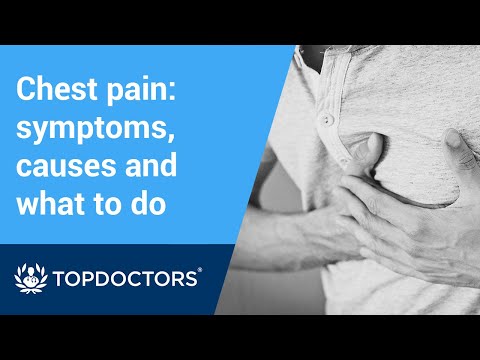 Chest pain: symptoms, causes and what to do