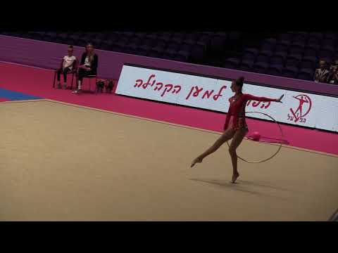 Lutsenko Kateryna (UKR) - Hoop, Qualification, Holon Grand Prix 2017