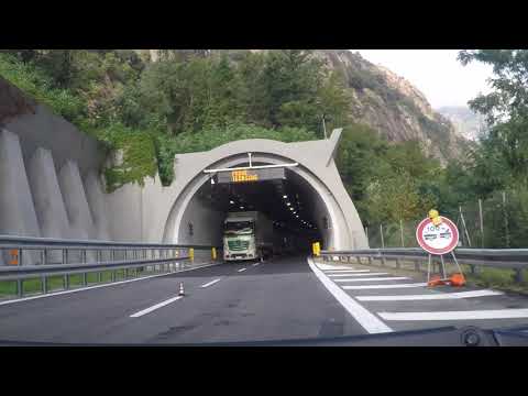 Italy by Road - Aosta Valley - Tunnel Hone and Hone - E25