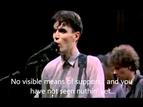 Talking Heads - Burning Down the House (subtitles).wmv