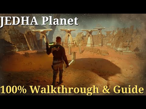 JEDHA 100% Walkthrough ( Monastery Walls & Halls of Ranvell) jedi survivor