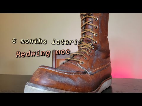 redwing 8 inch moc 6 month review!! (re upload)