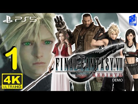 Final Fantasy 7: Rebirth | PS5 Gameplay Walkthrough Part 1 / Demo