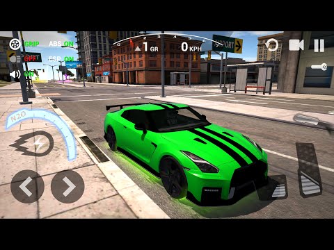 Car Driving Simulator 3d - New green Car Unlocked driving Racing #1 - Android IOS Gameplay