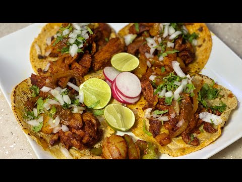 Como hacer tacos al pastor en casa (fácil y económico)