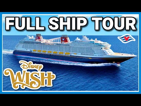 FULL DETAILED TOUR OF THE DISNEY WISH | Full Walking Tour of the Disney Wish Decks 1-14